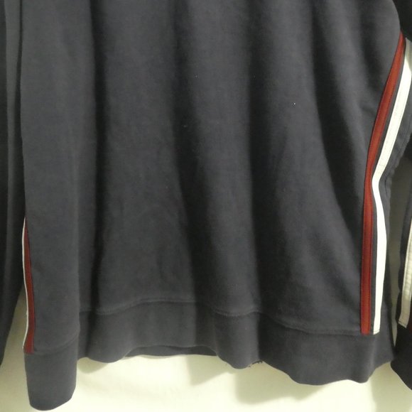 FRENCH CONNECTION, FCUK, size large, full zip striped light jacket, 100% cotton - Picture 15 of 16